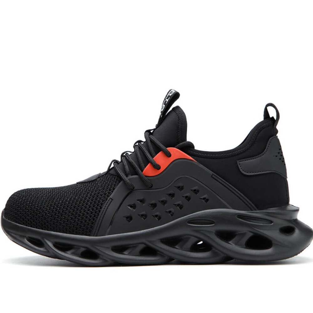 Jeremy Mesh Composite Toe Metal Free Work Shoes Sneakers Black